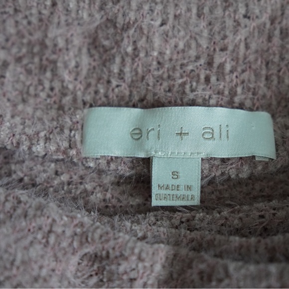 Eri+Ali anthropologie Cozy Pink Turtleneck Sweater - Picture 3 of 8